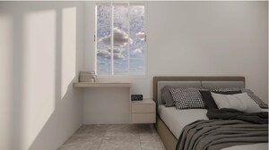 Bathroom in 3 BHK Apartment at Prestige Beverly Hills, Kokapet – for Rent