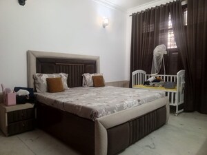 Bedroom in 3 BHK Builder Floor at Ansal Sushant Lok I, Sector 43 – for Rent