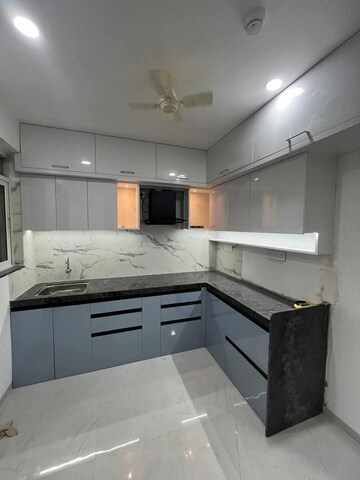 Kitchen in 3 BHK Apartment at Gulmohar City, Kharadi – for Rent