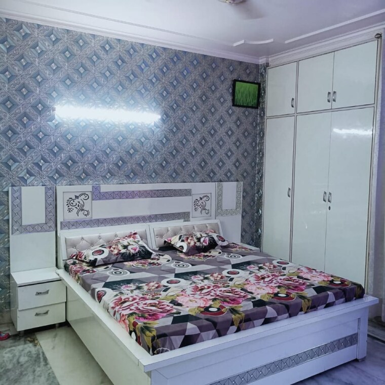 Bedroom, vikas puri 3 Bedroom 1650 Sq.Ft. Builder Floor In Vikas Puri Delhi 9659941