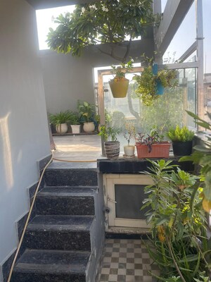 Balcony in 4 BHK Apartment at Omkar Royal Nest, Tech Zone 4 Greater Noida – for Rent