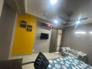 Living Room in 4 BHK Apartment at Omkar Royal Nest, Tech Zone 4 Greater Noida – for Rent
