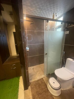 Bathroom in 4 BHK Apartment at Omkar Royal Nest, Tech Zone 4 Greater Noida – for Rent