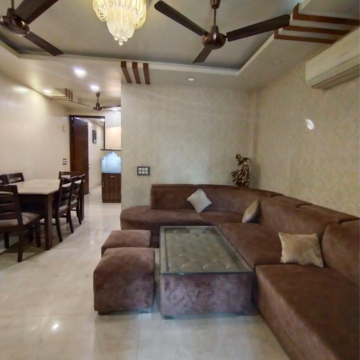 Living Room in 2 BHK Builder Floor at Jungpura Extension – for Rent