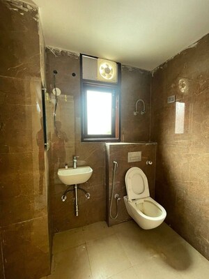 Bathroom in 1 BHK Builder Floor at Saket – for Rent