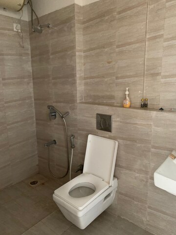 Bathroom in 3 BHK Apartment at Kanakia Levels, Malad East – for Rent