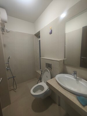 Bathroom in 3 BHK Apartment at L & T Seawoods Residences Phase 1 Part A, Seawoods – for Rent