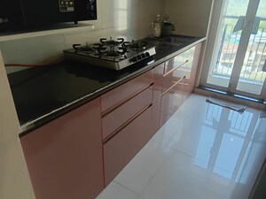 Kitchen in 3 BHK Apartment at Conwood Enclave, Vasant Vihar – for Rent