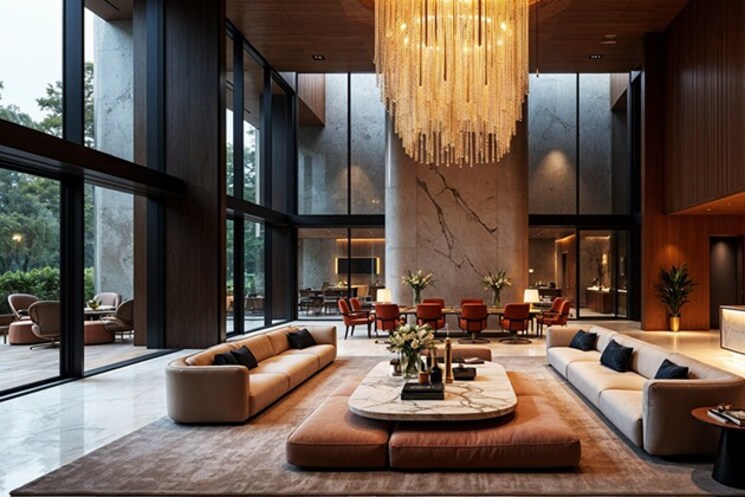 Living Room, sector 113 5 Bedroom 5850 Sq.Ft. Apartment In Sector 113 Gurgaon 9660281