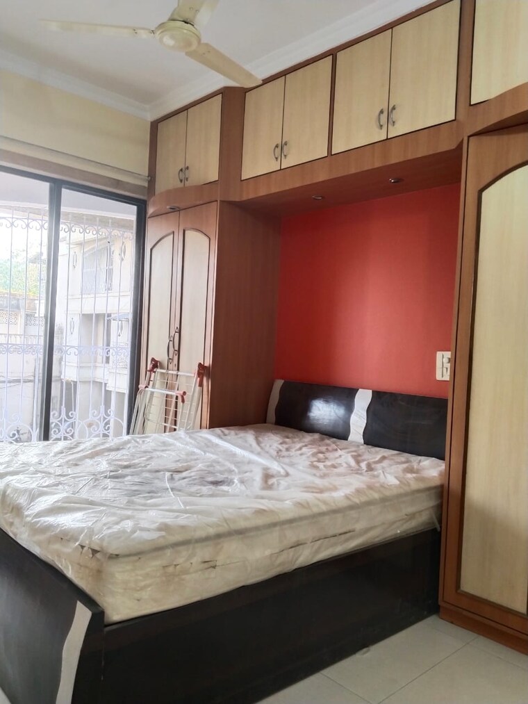 Bedroom, tharwani-heritage 2 Bedroom 1000 Sq.Ft. Apartment In Kharghar Sector 7 Navi Mumbai 9660604