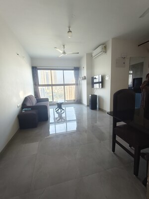 Living Room in 2 BHK Apartment at Sheth Irene, Malad West – for Rent