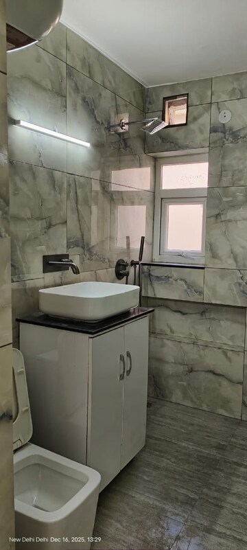 Bathroom in 1 BHK Apartment at Dwarka – for Sale