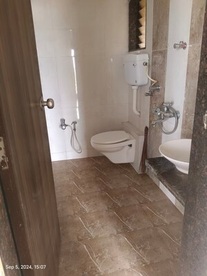 Bathroom in 1 BHK Apartment at Ekta Parks Ville, Virar West – for Sale