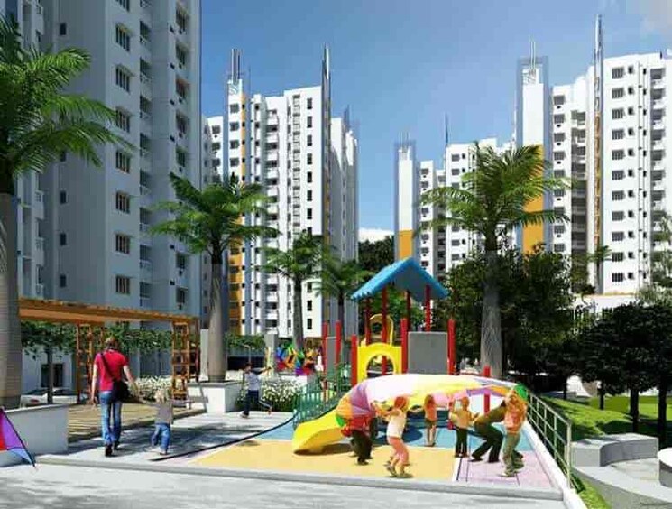 Exterior View, shriram-sunshine-one 3 Bedroom 840 Sq.Ft. Apartment In Uttarpara Kotrung Kolkata 9660854