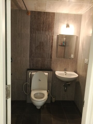 Bathroom in 2.5 BHK Apartment at Mantri Lithos, Thanisandra – for Rent