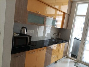 Kitchen in 2.5 BHK Apartment at Mantri Lithos, Thanisandra – for Rent