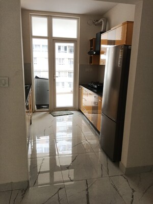 Kitchen in 2.5 BHK Apartment at Mantri Lithos, Thanisandra – for Rent