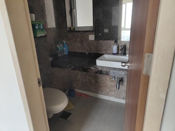 Bathroom in 2 BHK Apartment at LnT Crescent Bay T5, Parel – for Rent