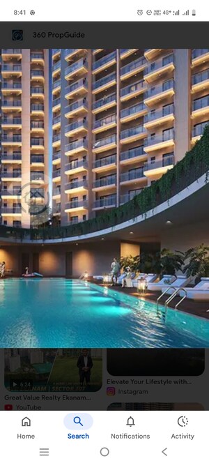 3 BHK Apartment – Exterior View View at Great Value Ekanam, Sector 107 - for Sale