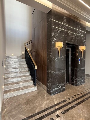 Staircase in 5 BHK Villa at Gadaipur – for Sale