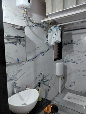 Bathroom in 2 BHK Apartment at Gulmohar Paradise, Viman Nagar – for Rent