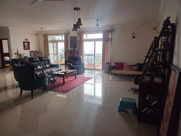 Living Room in 4 BHK Apartment at Prestige Shantiniketan, Whitefield – for Rent