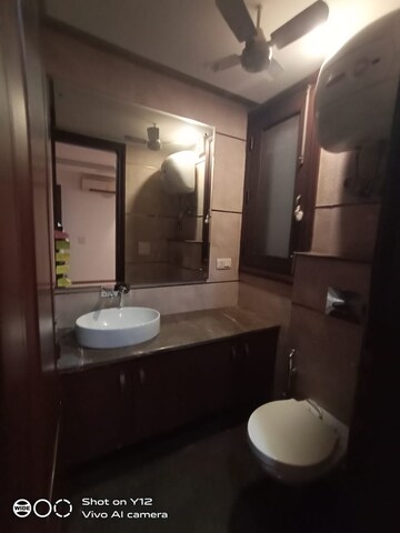 Bathroom in 4 BHK Builder Floor at Greater Kailash I – for Rent