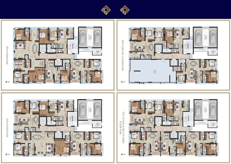 Master Plan, charkop sector 5 2 Bedroom 694 Sq.Ft. Apartment In Charkop Sector 5 Mumbai 9661007