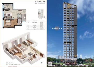 3 BHK Apartment – Exterior View View at Charkop Sector 5 - for Sale