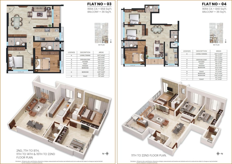 Floor Plan, charkop sector 5 3 Bedroom 876 Sq.Ft. Apartment In Charkop Sector 5 Mumbai 9661056