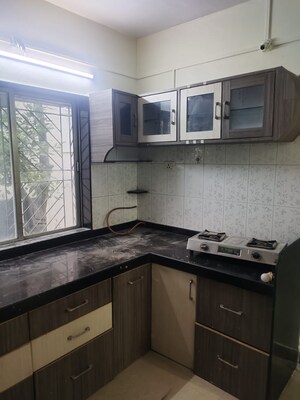 Kitchen in 1 BHK Apartment at Gurukrupa Corner, Kharadi – for Rent