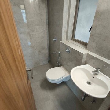 Bathroom in 1 BHK Apartment at Sheth Irene, Malad West – for Rent
