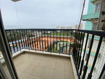 Balcony in 3 BHK Apartment at Nagarjuna Aster Park, Yelahanka New Town – for Rent