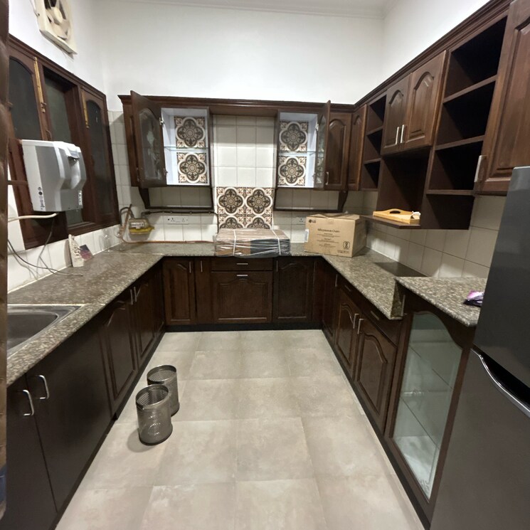Kitchen, defence colony 3 Bedroom 1800 Sq.Ft. Builder Floor In Defence Colony Delhi 9661099
