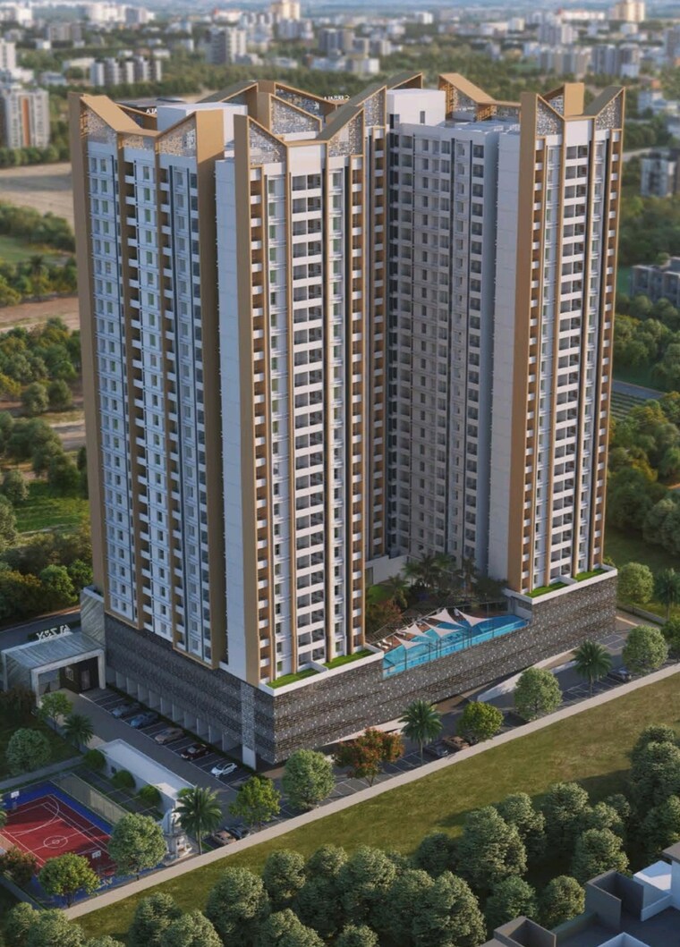 Exterior View, krisala-41-zoy 3.5 Bedroom 1195 Sq.Ft. Apartment In Hinjewadi Pune 9661111