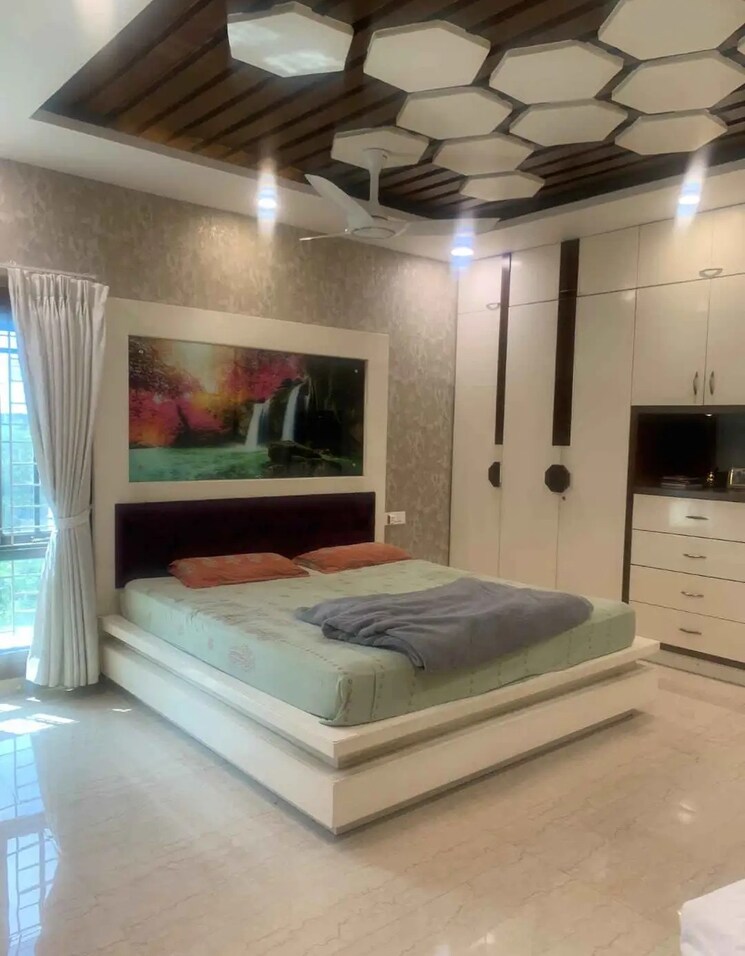 Bedroom, rajapushpa-open-skies 4 Bedroom 5100 Sq.Ft. Villa In Kokapet Hyderabad 9661135