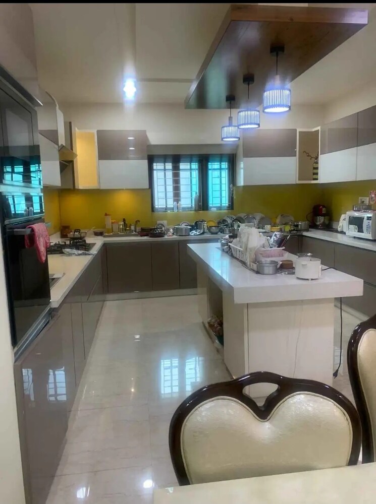 Kitchen, rajapushpa-open-skies 4 Bedroom 5100 Sq.Ft. Villa In Kokapet Hyderabad 9661135