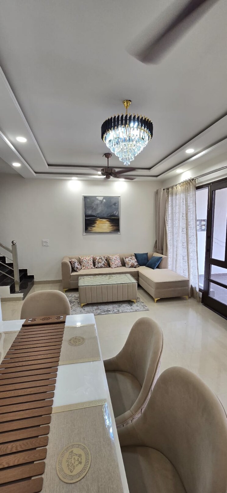 Living Room, pir machalla 4 Bedroom 1450 Sq.Ft. Villa In Pir Machalla Zirakpur 9661178