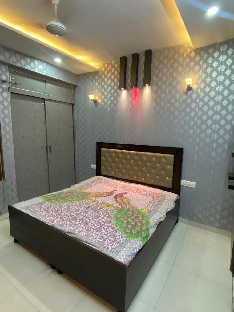 Bedroom, pir machalla 3 Bedroom 1450 Sq.Ft. Builder Floor In Pir Machalla Zirakpur 9661187