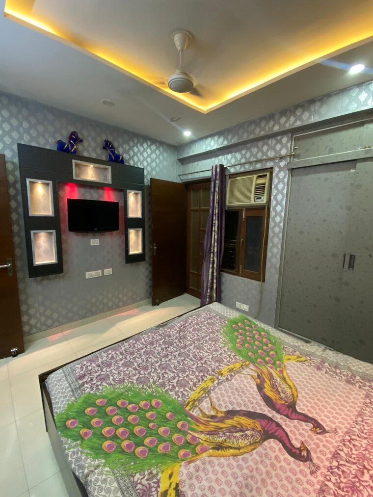 Bedroom, pir machalla 3 Bedroom 1450 Sq.Ft. Builder Floor In Pir Machalla Zirakpur 9661187