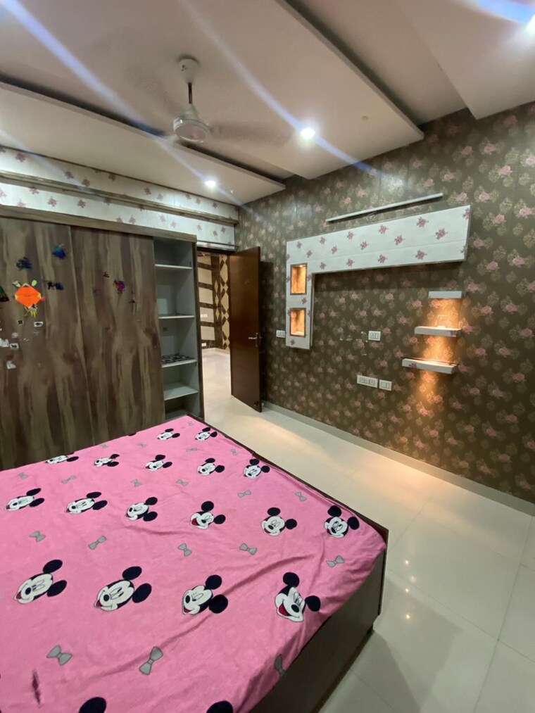 Bedroom, pir machalla 3 Bedroom 1450 Sq.Ft. Builder Floor In Pir Machalla Zirakpur 9661187