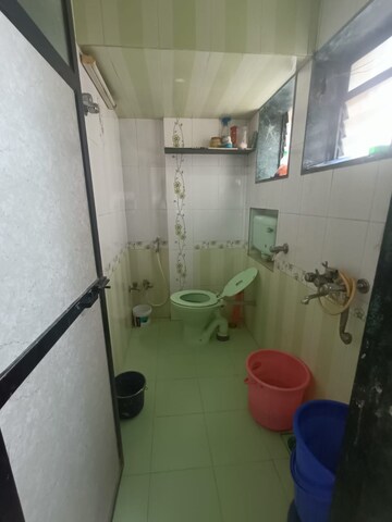 Bathroom in 1 RK Apartment at Ashirwad CHS Andheri East, Andheri East – for Rent