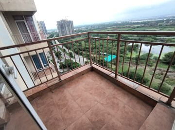 Balcony in 3 BHK Apartment at Jaypee Kalypso Court, Sector 128 – for Rent