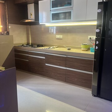 Kitchen in 4 BHK Apartment at Ranawat Aura Waters, Sun City – for Sale