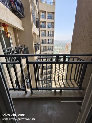 Balcony in 1 BHK Apartment at Raunak Bliss, Ghodbunder Road – for Rent