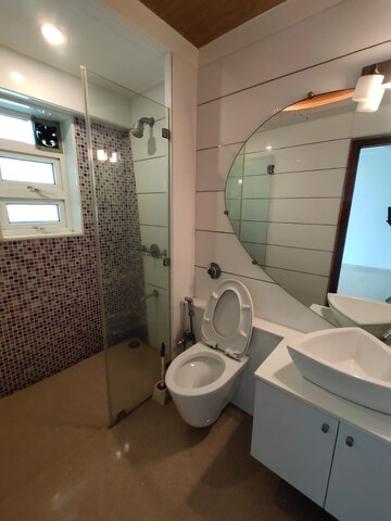 Bathroom in 4 BHK Apartment at Enchante Apartment, Khar West – for Sale