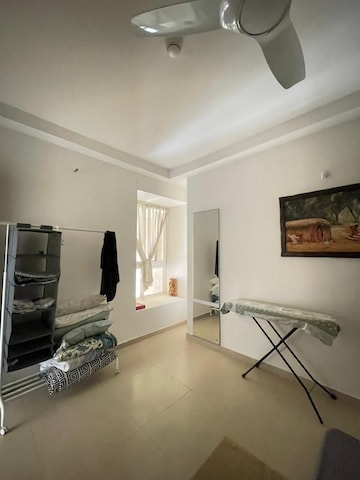 Living Room in 4 BHK Apartment at Bhartiya Nikoo Homes Phase 2, Thanisandra Main Road – for Sale