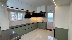 Kitchen in 3 BHK Apartment at Rajapushpa Provincia, Narsingi – for Rent