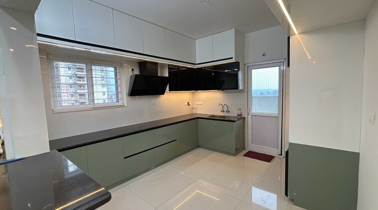 Kitchen, rajapushpa-provincia 3 Bedroom 2020 Sq.Ft. Apartment In Narsingi Hyderabad 9661347