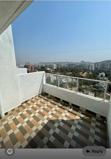 Balcony in 2 BHK Builder Floor at Prithvi Sai Velocity Phase II, Bavdhan – for Rent